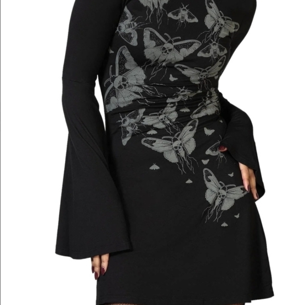 Killstar Destroying Angels mini dress size 2XL